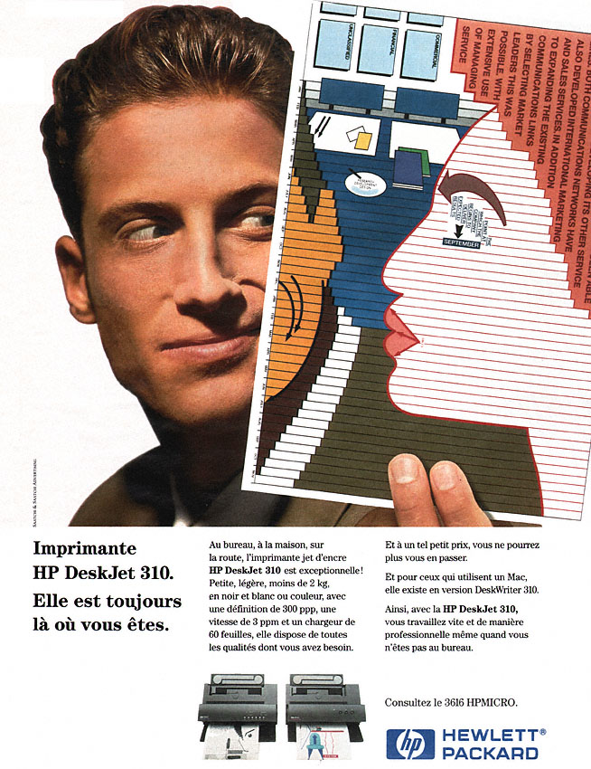 Publicité Hp 1993