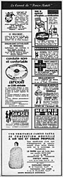 Publicit Carnets Match 1969