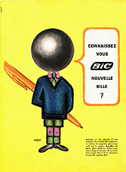 Publicit Bic 1961