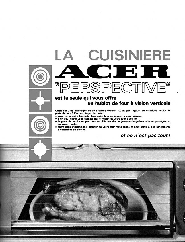 Publicité Acer 1967