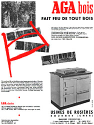Publicité Aga 1957