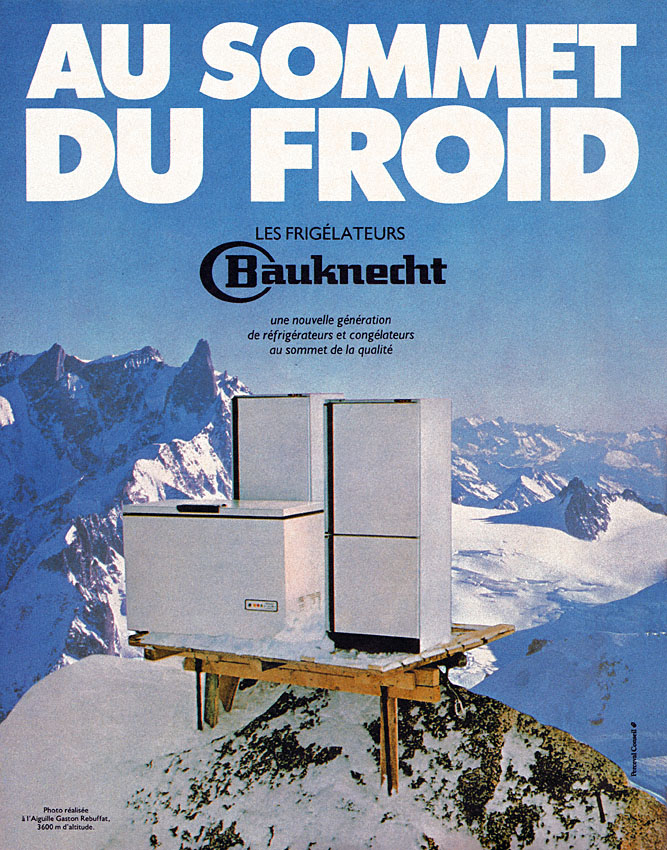 Publicité Bauknecht 1980