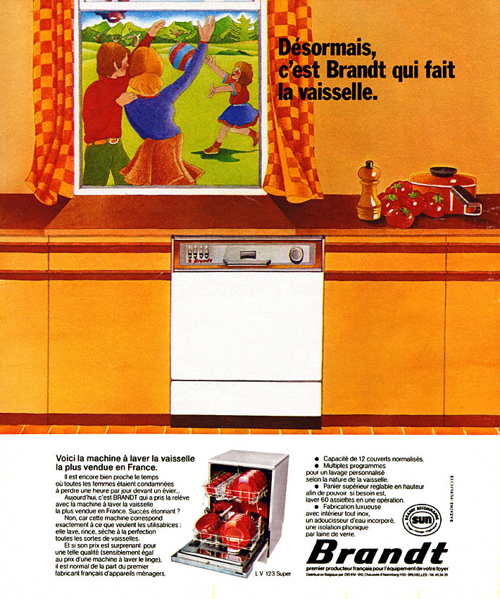 Publicité Brandt 1974