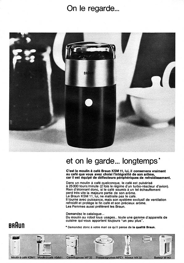 Publicité Braun 1969