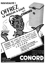 Publicité Conord 1954