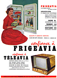 Publicité Frigeavia 1957