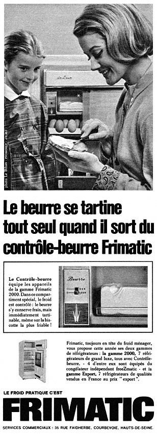Publicité Frimatic 1966