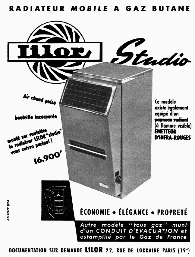 Publicité Lilor 1955