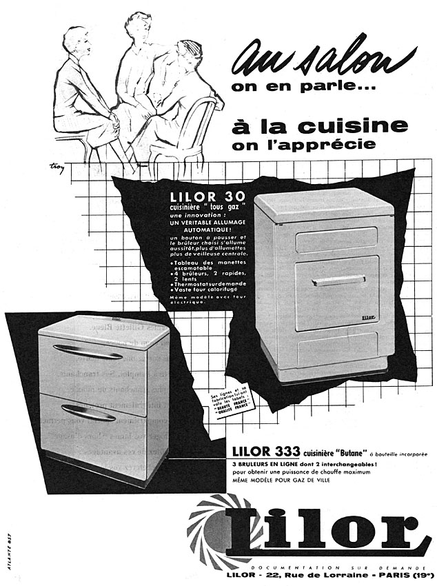 Publicité Lilor 1956