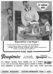 Publicité Peugeot 1954
