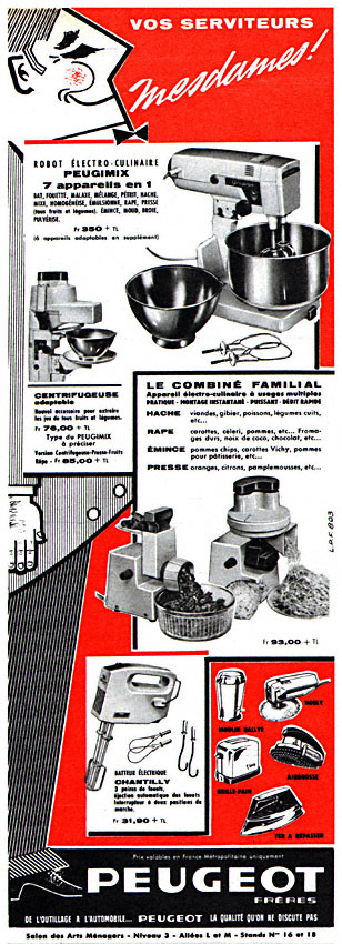 Publicité Peugeot 1963