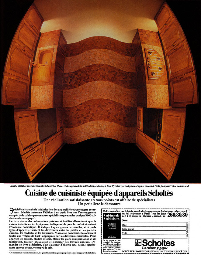 Publicité Scholts 1981