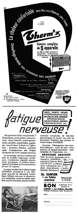 Publicité Therm'x 1957