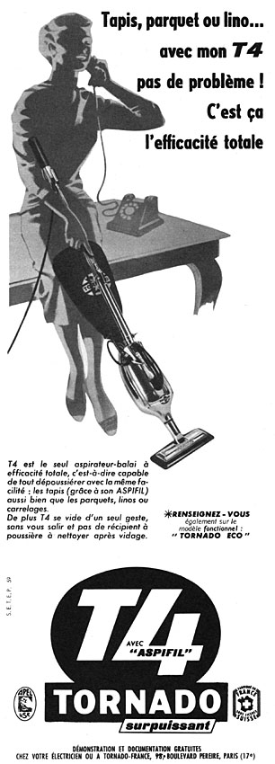 Publicité Tornado 1959