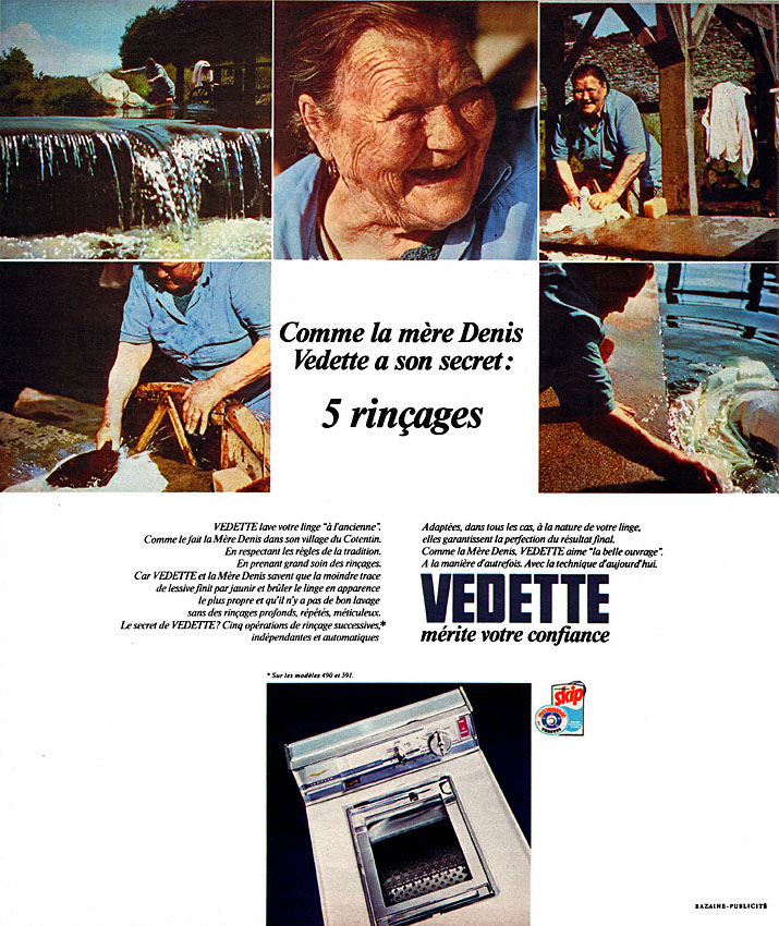 Publicité Vedette 1974