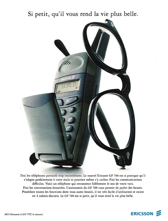 Publicité Ericsson 1997