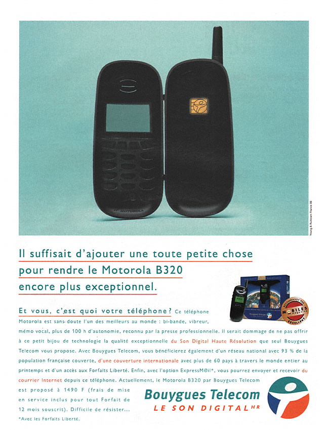 Publicité Motorola 1999