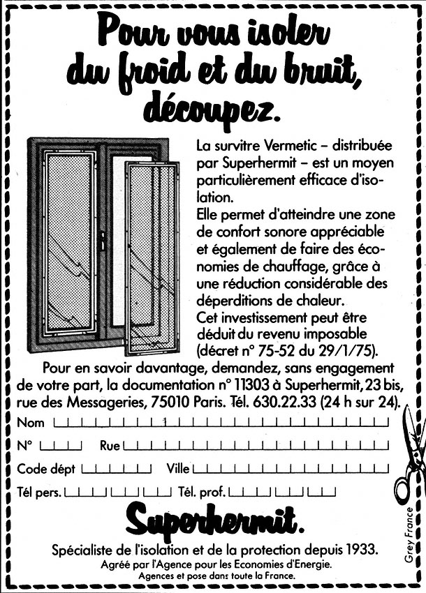 Publicité Zzdivers_FOU5 1981