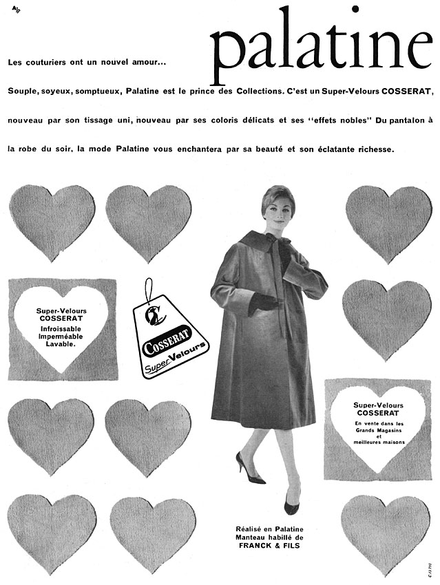 Publicité Cosserat 1959