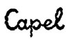 Logo marque Capel