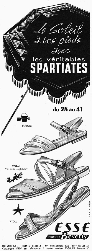Publicité Ess� 1959