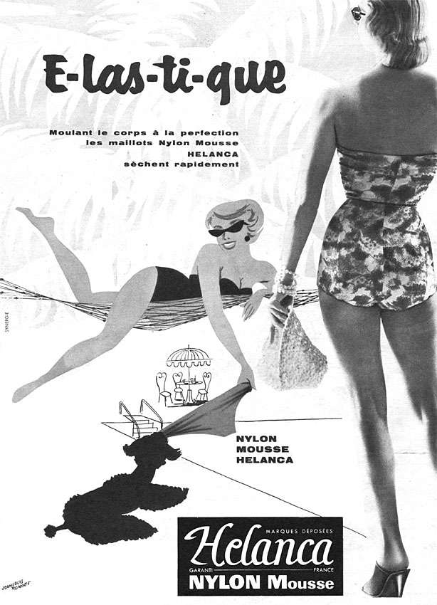 Publicité Helanca 1956
