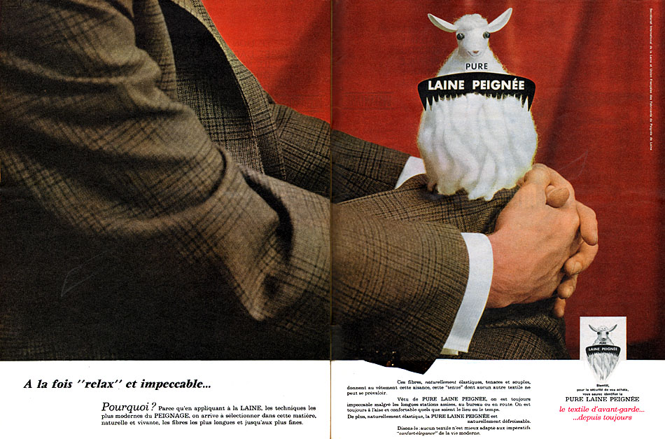 Publicité Laine 1961