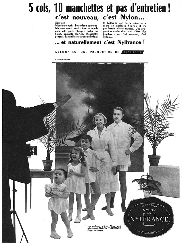 Publicité Nylfrance 1956