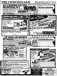 Marque Match Annonces 1983