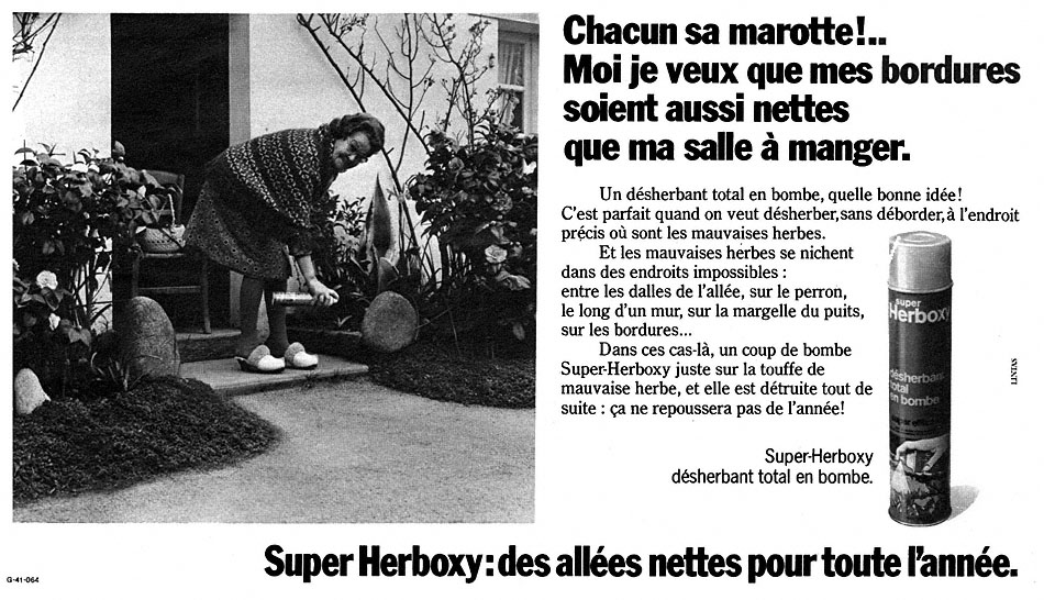 Publicité Herboxy 1975