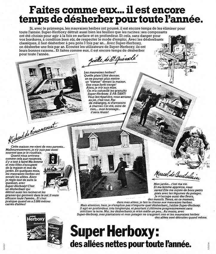 Publicité Herboxy 1976