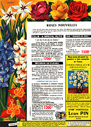 Publicité Léon Pin 1957