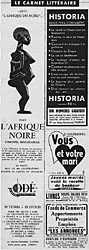 Marque Carnet Littéraire 1952