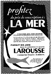 Publicité Larousse 1953
