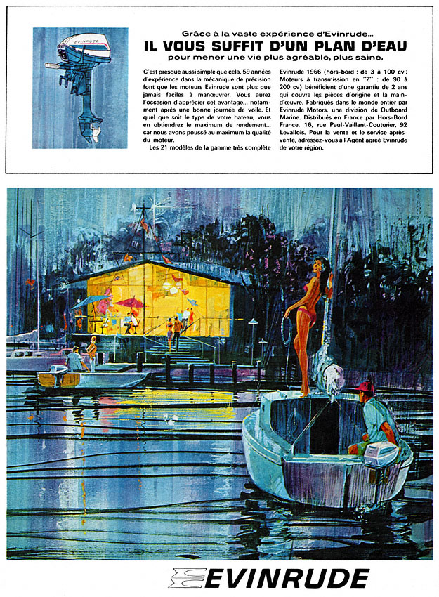 Publicité Evinrude 1966