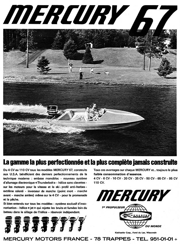 Publicité Mercury 1967