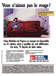 Marque Mobilier de France 1988