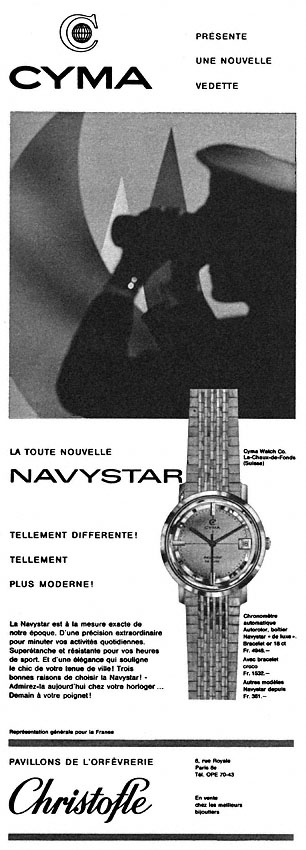Publicité Cyma 1964