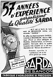 Publicit Sarda 1951