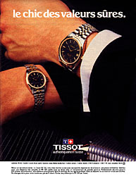 Publicit Tissot 1983