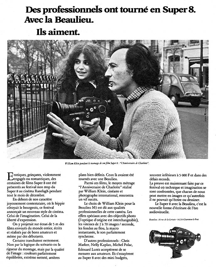 Publicité Beaulieu 1974