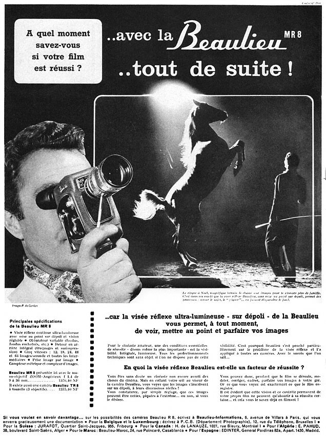 Publicité Beaulieu 1960