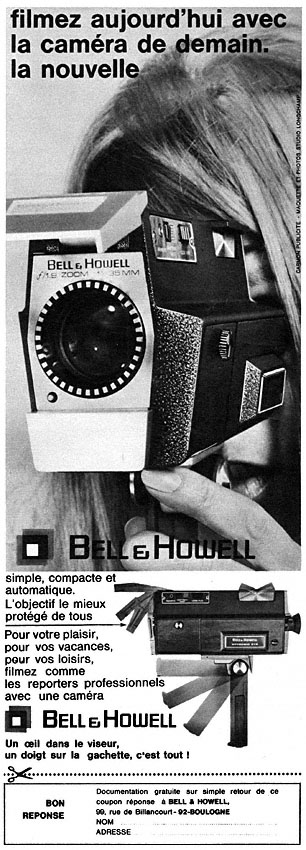 Publicité Bell & Howell 1968