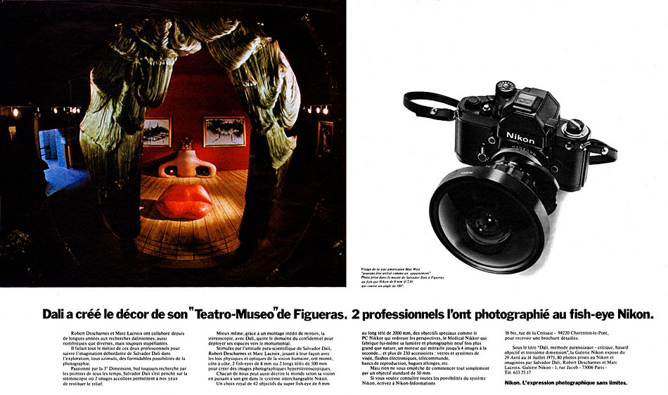 Publicité Nikon 1975