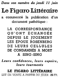 Publicité Le Figaro 1953