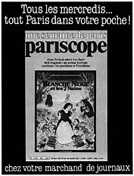 Publicit Pariscope 1983