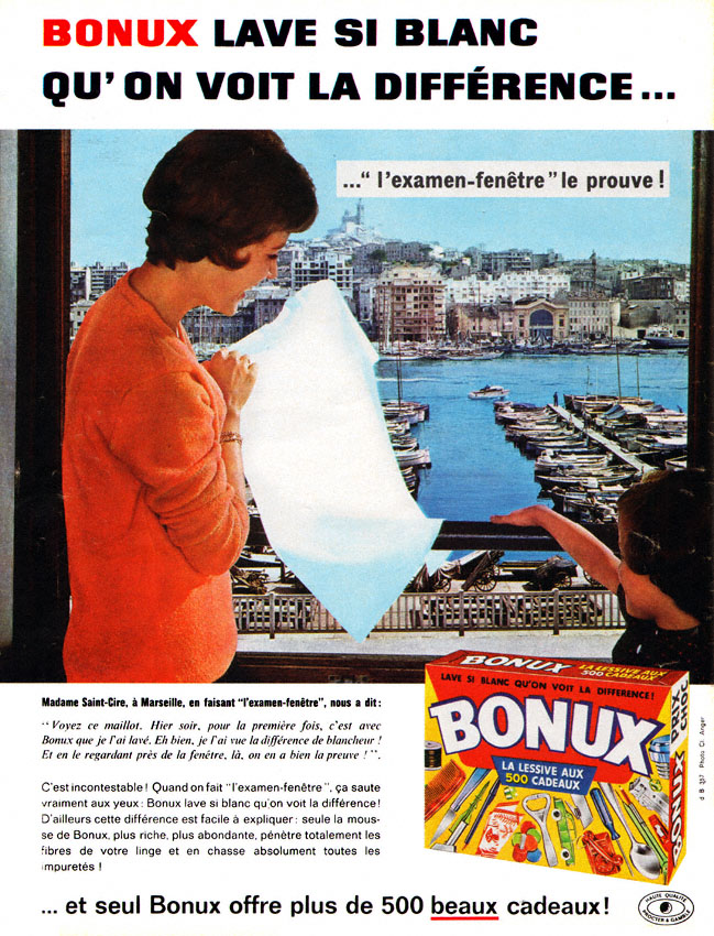 Publicité Bonux 1962