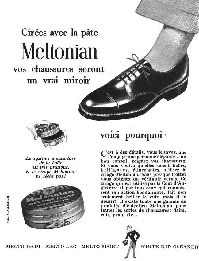 Publicité Melto 1954