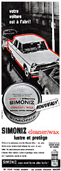 Publicité Simoniz 1964