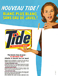 Publicit Tide 1962